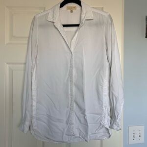 Anthropologie Cloth & Stone Women’s White Long-Sleeve Button-Up Shirt